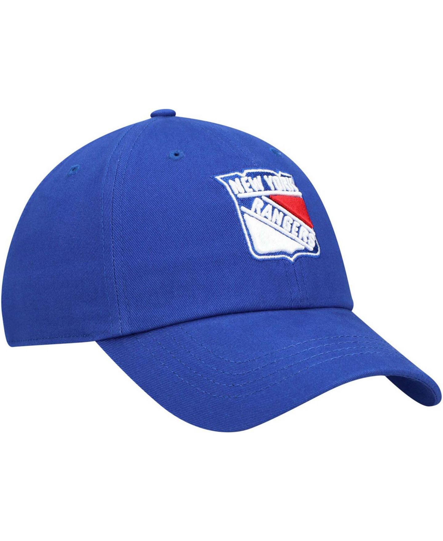 Женская кепка '47 Brand Blue New York Rangers Team Miata Clean Up Adjustable Hat — фото 4