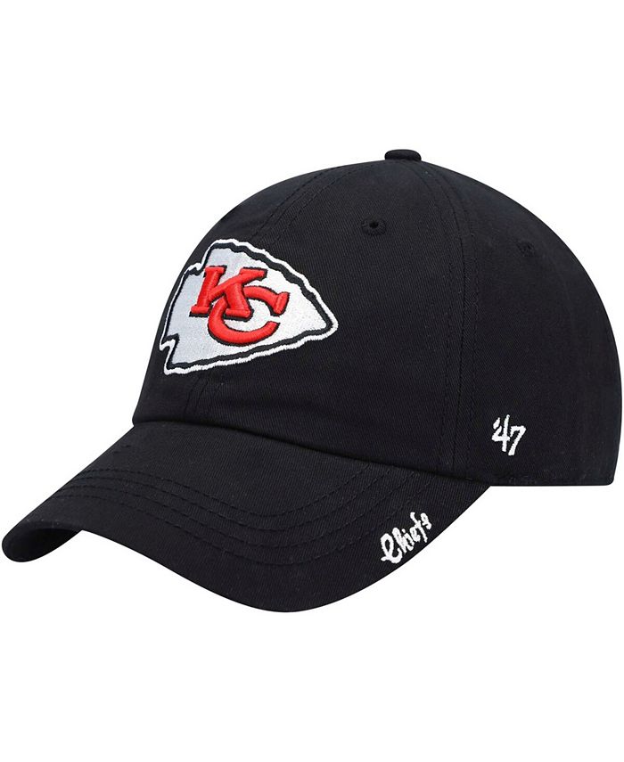 '47 Women's White Kansas City Chiefs Miata Clean Up Logo Adjustable Hat