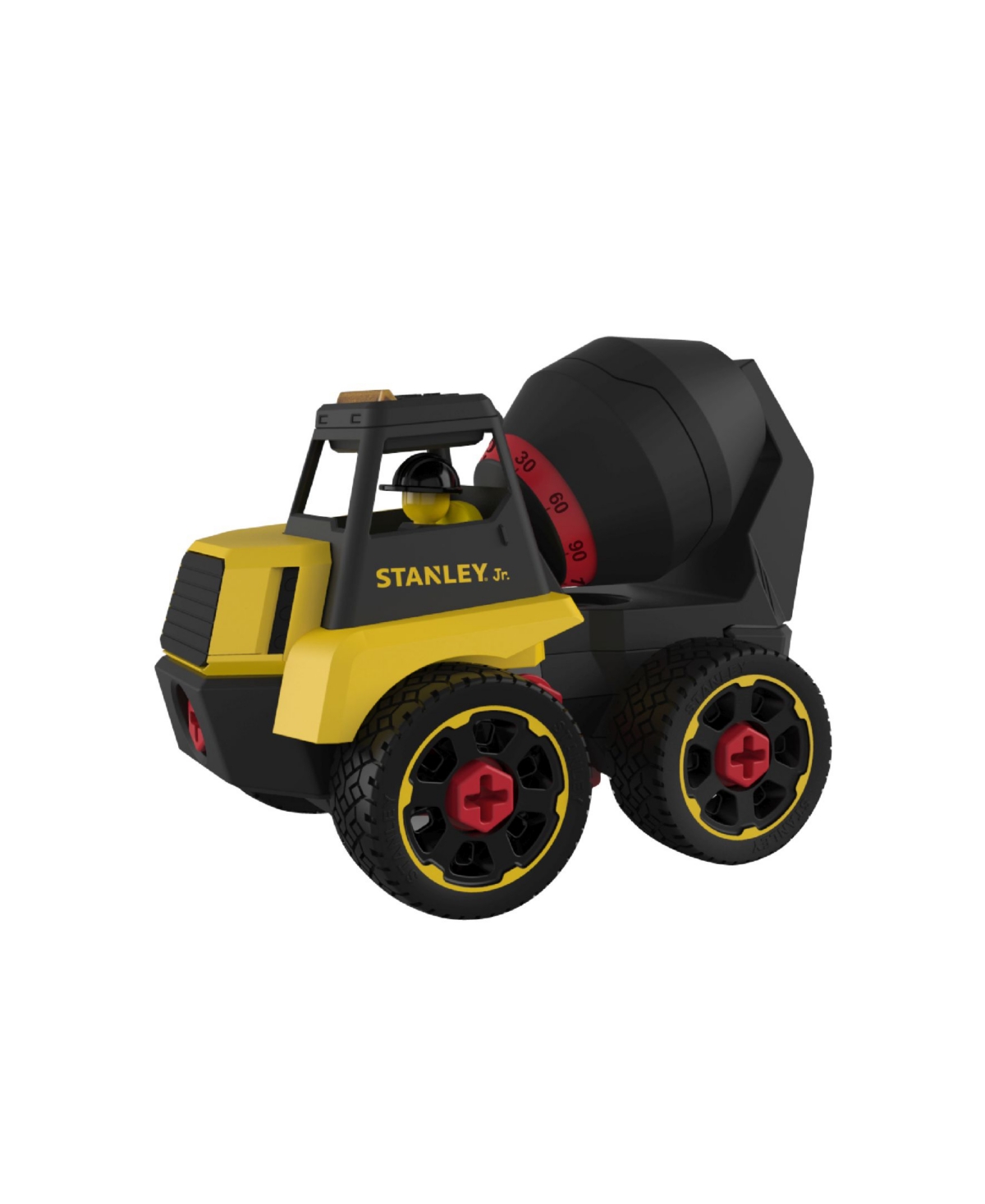 Shop Stanley Jr. Take Apart Cement Truck, Set Of 23 In Black,yellow