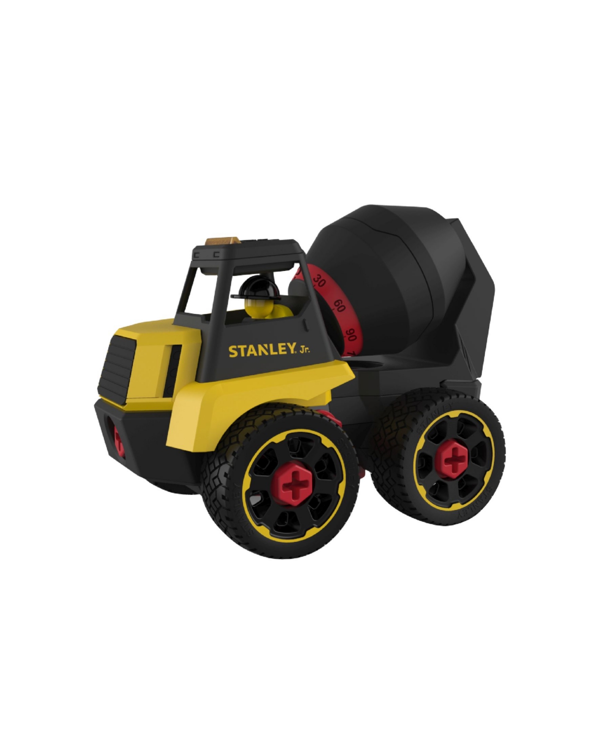 Stanley Jr. Take Apart Cement Truck, Set Of 23 In Black,yellow