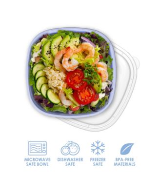 Prep Single Compartment Bowl Set, 20 Pieces