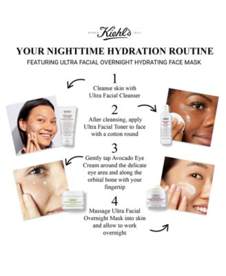 Ultra Facial Overnight Hydrating Mask With 10.5% Squalane, 3.4 oz. 