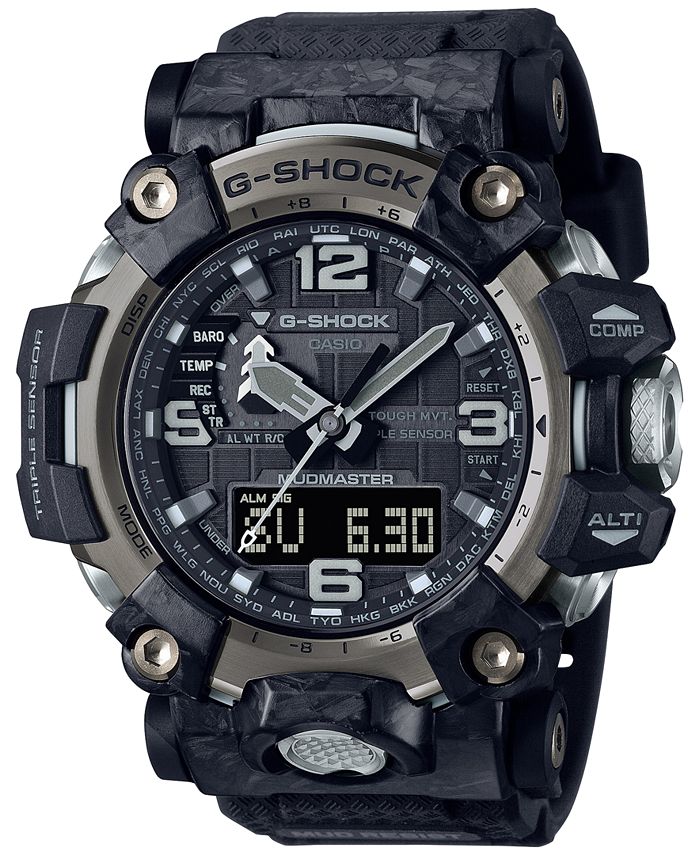 G Shock Men s Black Resin Strap Watch 54.4mm Macy s