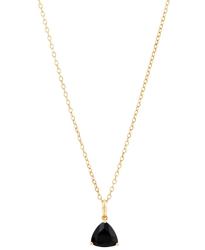 Macy's black onyx shop necklace