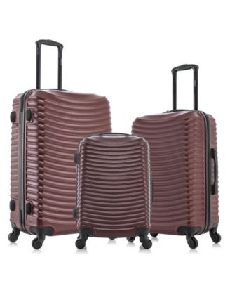 InUSA Adly Lightweight Hardside Spinner Luggage Set, 3 piece