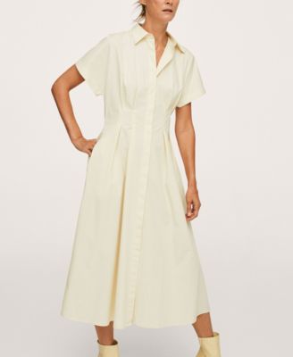 mango cotton shirt dress MANGO Women's Cotton Shirt Dress