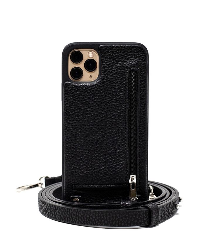 VICTORIA Crossbody Wallet Case for iPhone 13 with Leather Strap