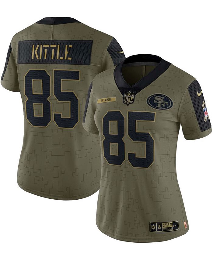 Men's Nike George Kittle Scarlet San Francisco 49ers Vapor F.U.S.E. Limited Jersey Size: Medium