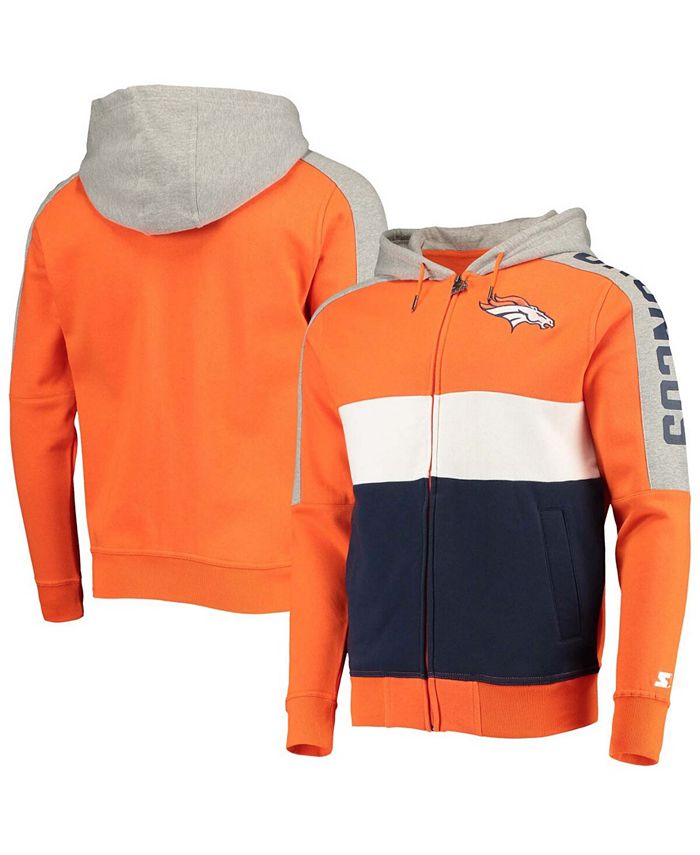 Nike Men's Denver Broncos Full-Zip Hoodie - Macy's