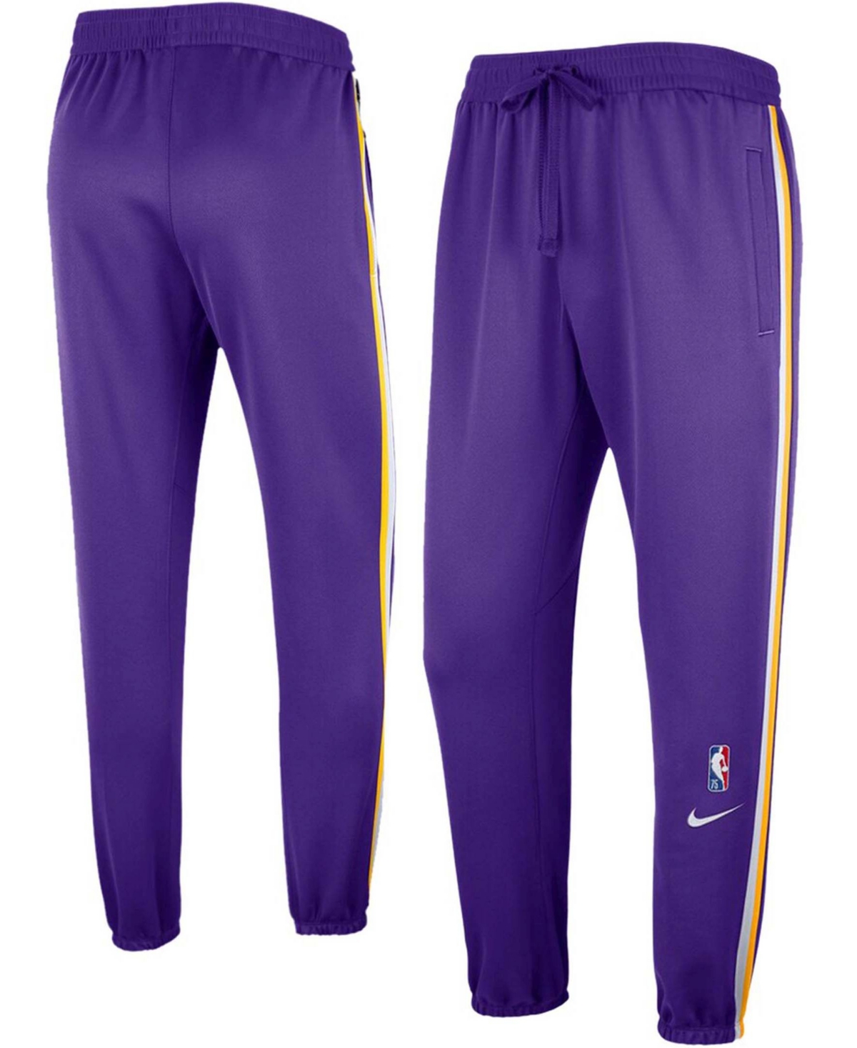 Men's Purple Los Angeles Lakers 75th Anniversary Showtime On Court Performance Pants