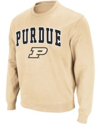 Men's Purdue Boilermakers Arch & Logo Crew Neck Sweatshirt