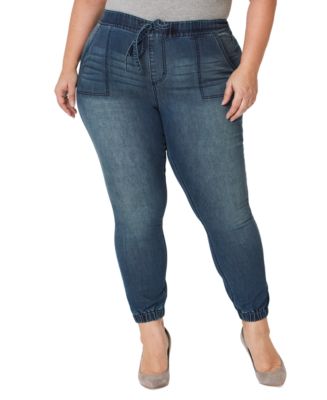 Gemma Rae Trendy Plus Size Skinny Jogger Jeans - Macy's