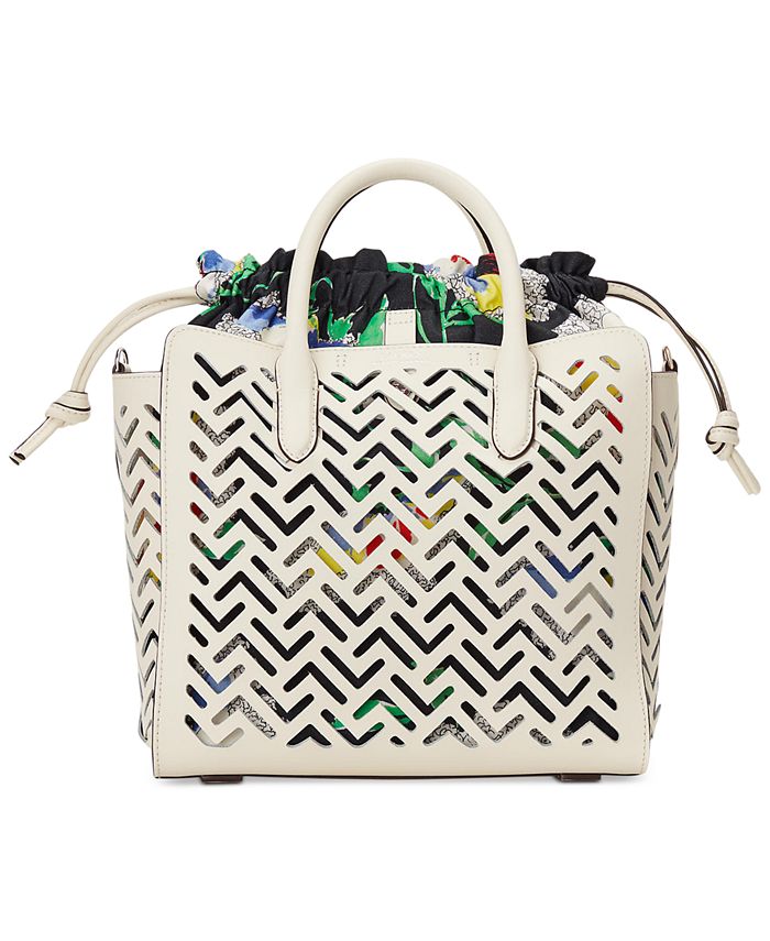 Lauren Ralph Lauren Tyler Perforated Leather Tote & Reviews - Handbags &  Accessories - Macy's