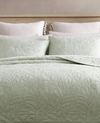 Solid Costa Sera Cotton Reversible Quilt, Twin