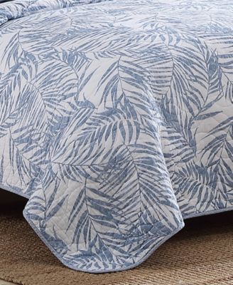 CLOSEOUT! Palmday Cotton Reversible 2 Piece Quilt Set, Twin
