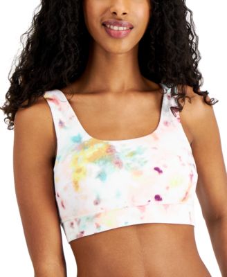Photo 1 of SIZE MEDIUM - Jenni Women's Sport Bra Bralette, Created for Macy's. Stay comfy all day in this pullover bralette from Jenni. Imported
Created for Macy's. Closure: Pullover styling. Straps: Fixed stretch straps. Support Level: Moderate support. Coverage: M