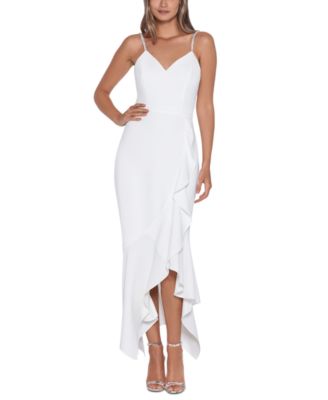 macys white dresses