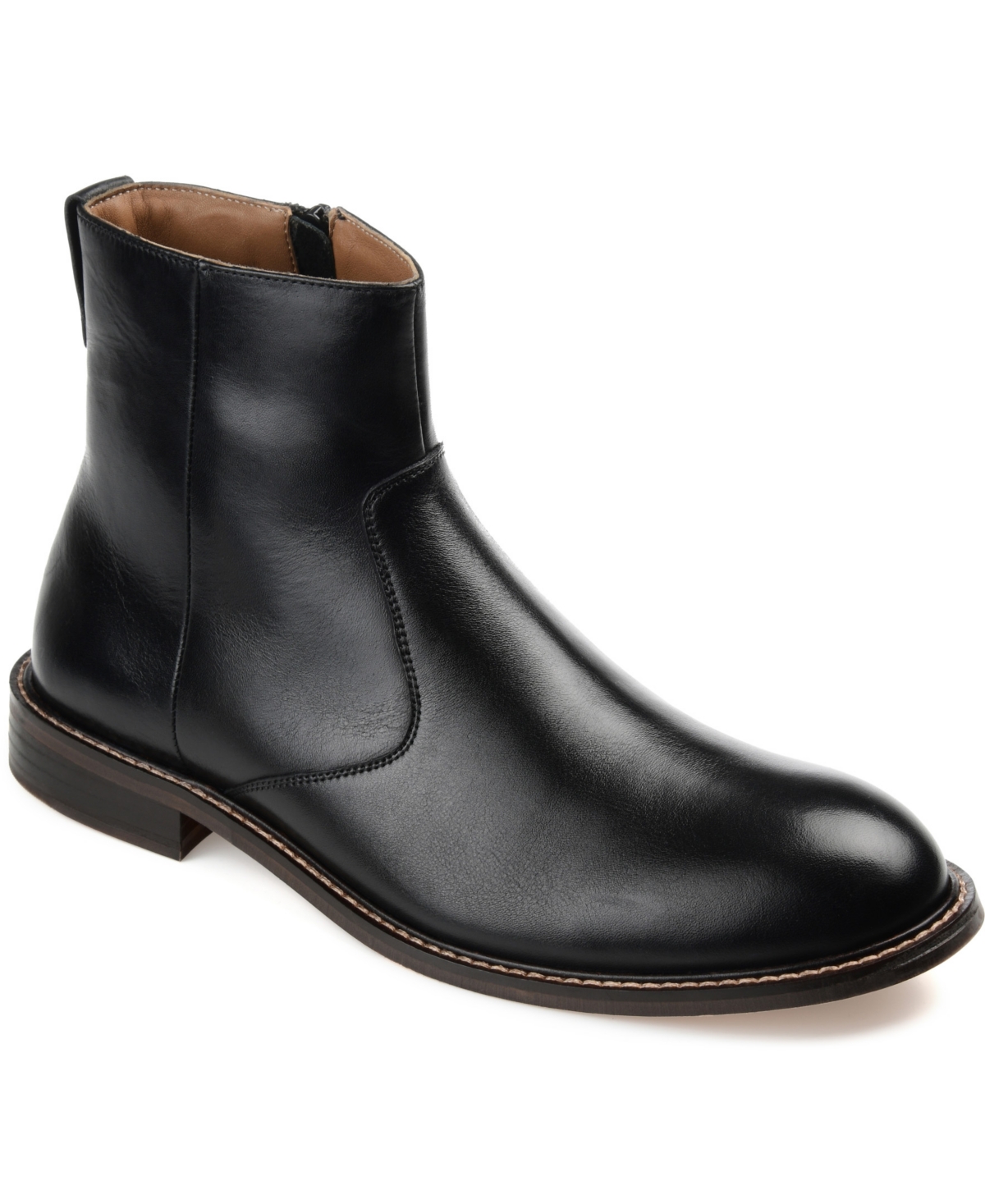 Men's Faust Plain Toe Ankle Boot - Brown