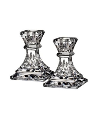 Waterford Lismore 8in Candlestick Pair Set of 2 # 136679 for sale online 