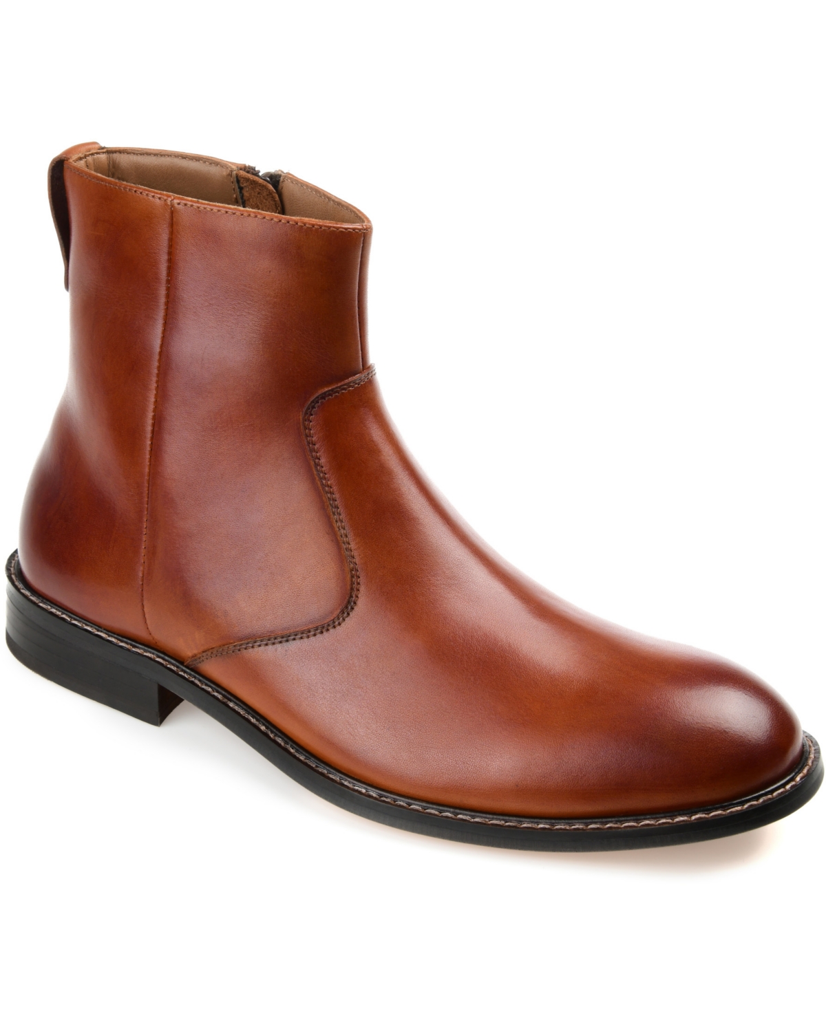 Men's Faust Plain Toe Ankle Boot - Brown
