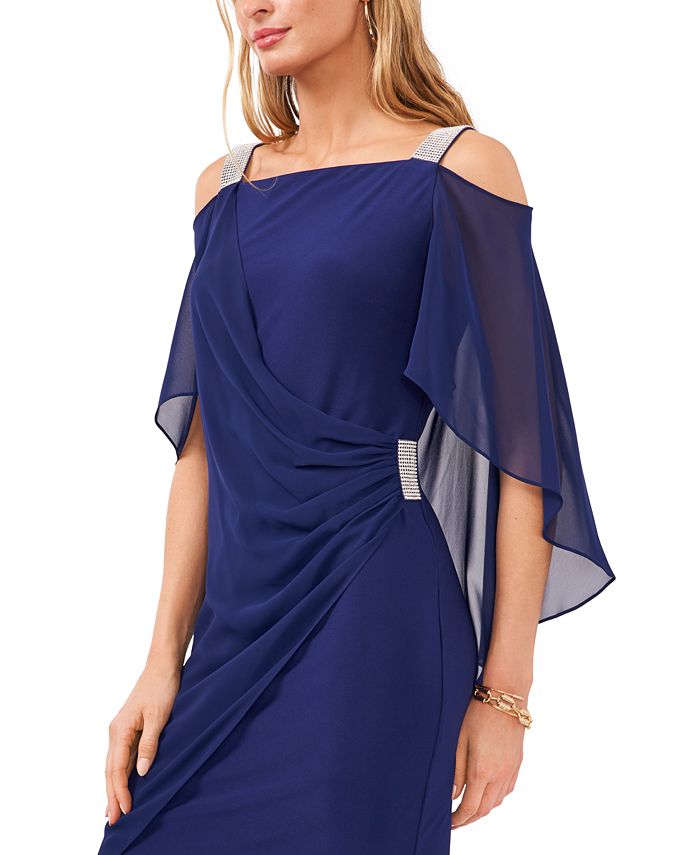 MSK BeadedStrap CapeletBack Dress Macy's