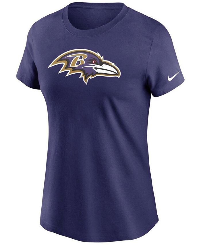 Nike Women's Purple Baltimore Ravens Logo Essential T-shirt - Macy's