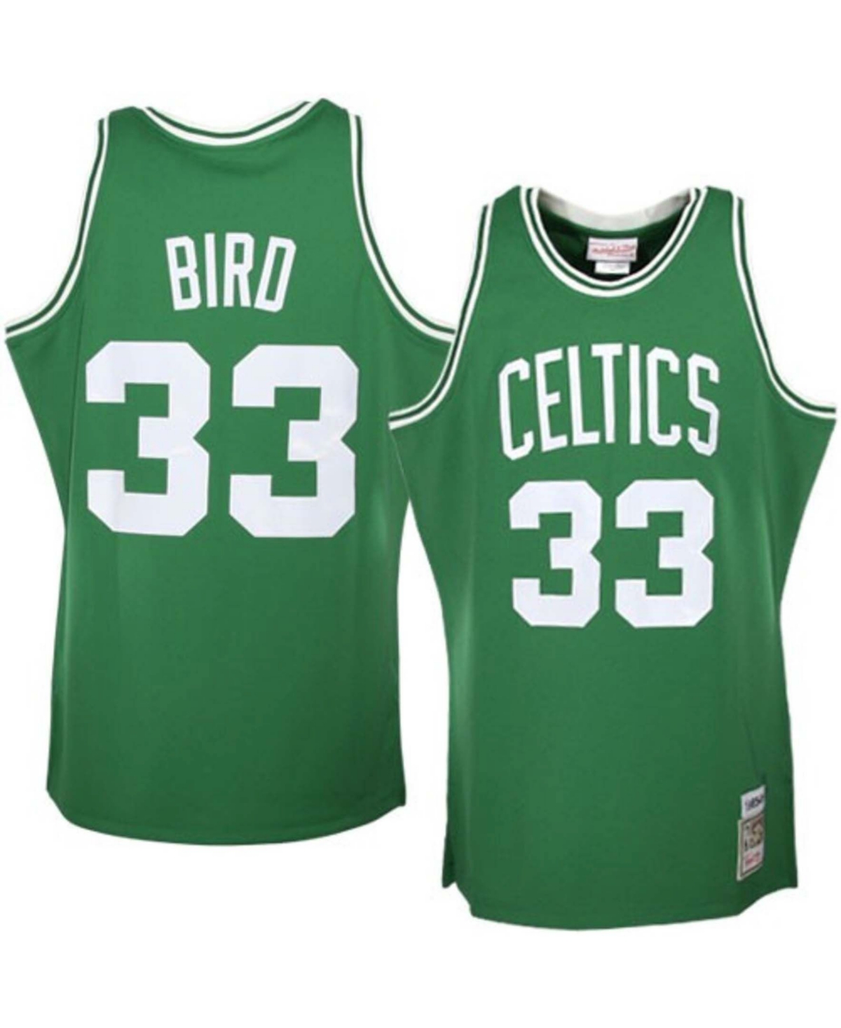 Men's Larry BirdBoston Celtics 1985/86 Hardwood Classics Authentic Jersey - Kelly Green