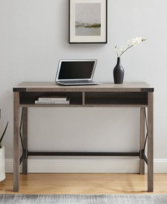 Farmhouse Metal and Wood Desk