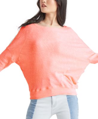 Black Tape - Petite Dolman-Sleeve Top