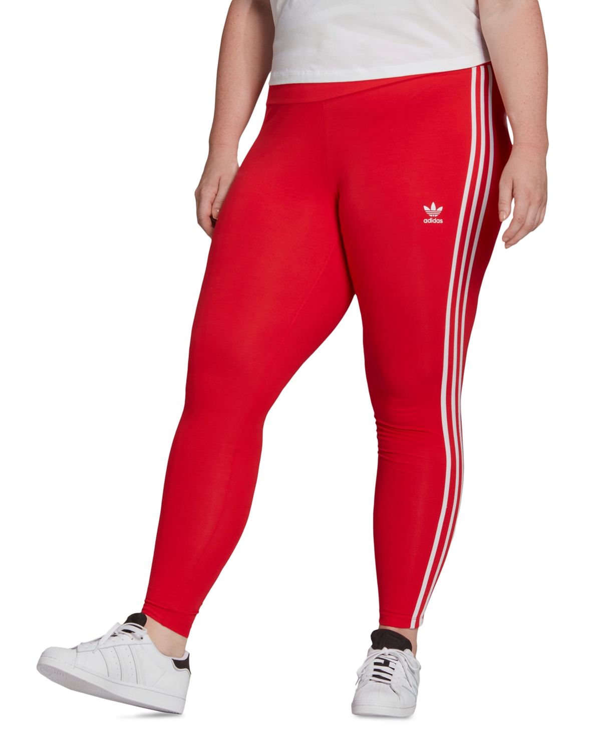 Adidas Originals Originals Plus Size Adicolor Classics 3-stripes Tights ...