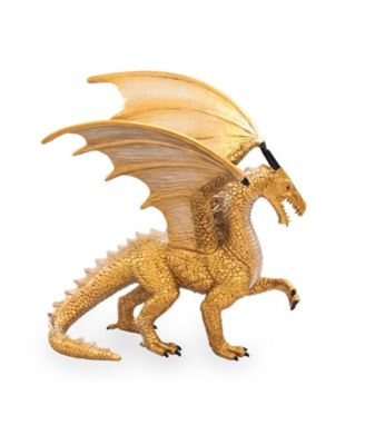 Mojo Realistic Fantasy Golden Dragon Figurine