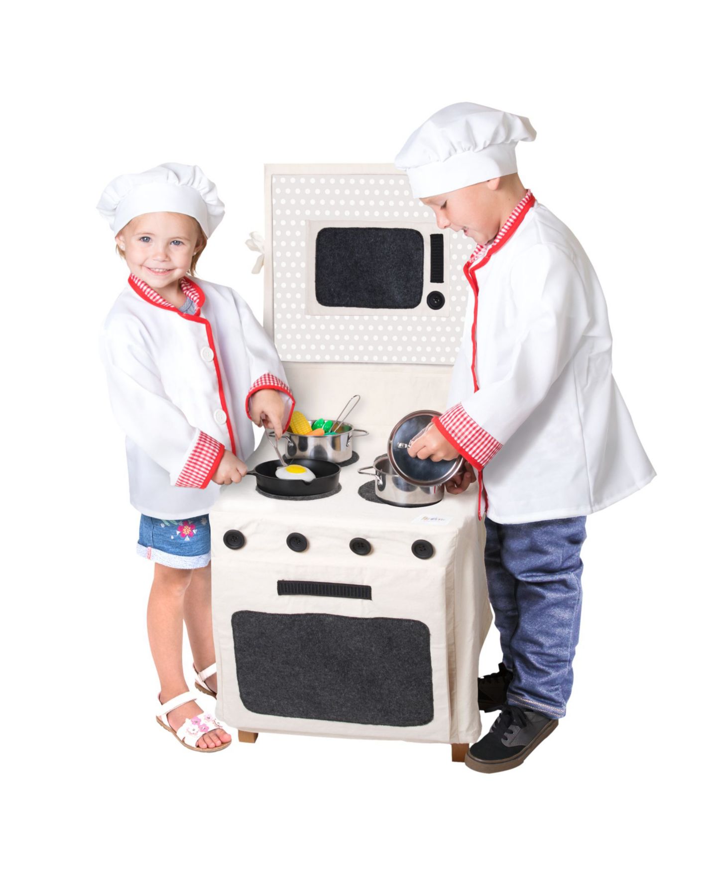 Детские игрушки Bestway PopOhVer Pretend Play Kitchen Stove Play Set, 3 Piece — фото 3