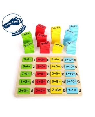 Small Foot Wooden Toys Addition and Subtraction Math Tiles