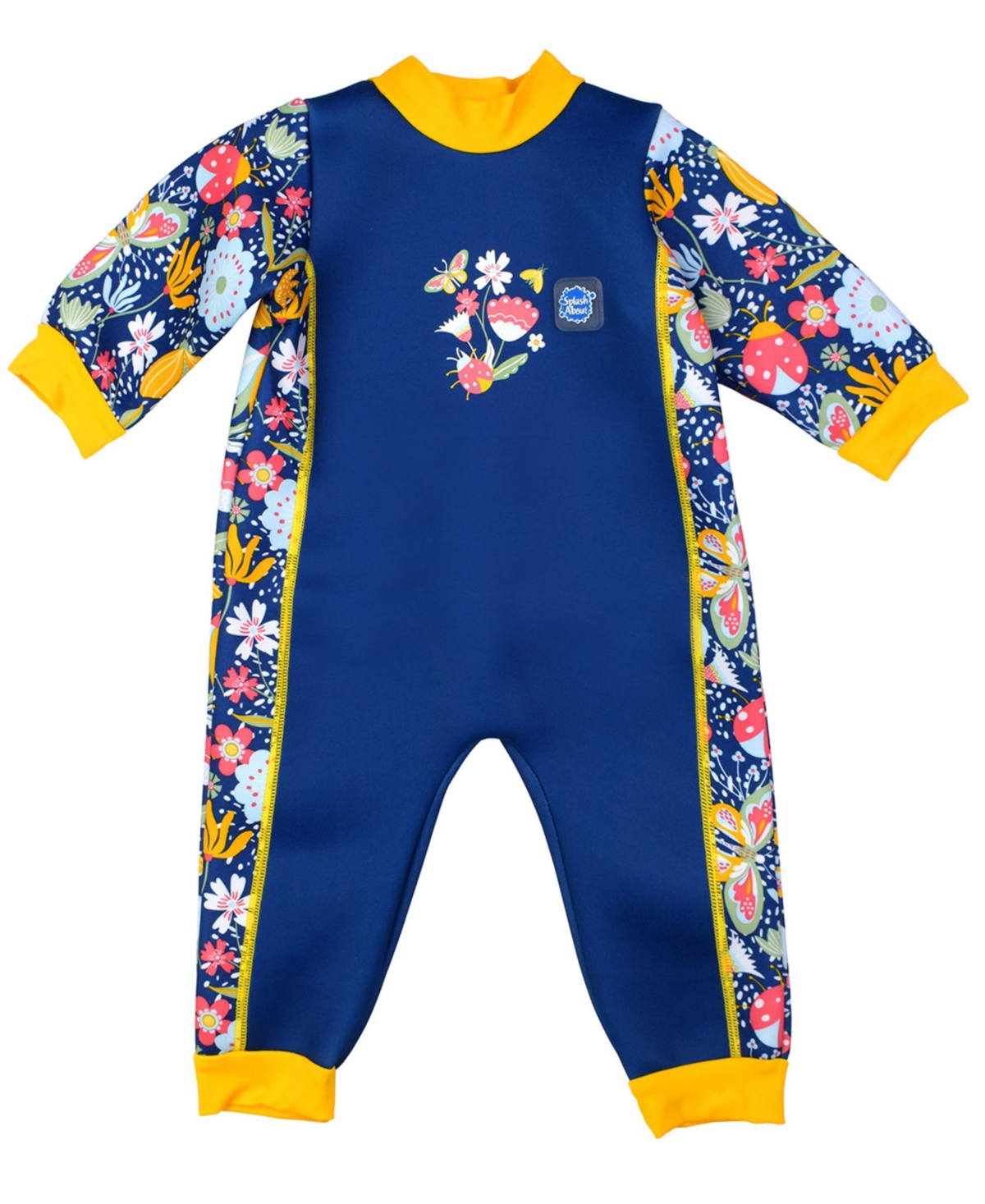 Splash About Baby Boys And Girls Warm In One Wetsuit Swimsuit In Garden Delight