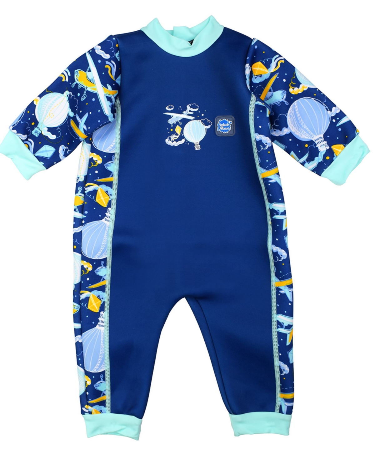 Splash About Baby Boys And Girls Warm In One Wetsuit Swimsuit In Up In The Air