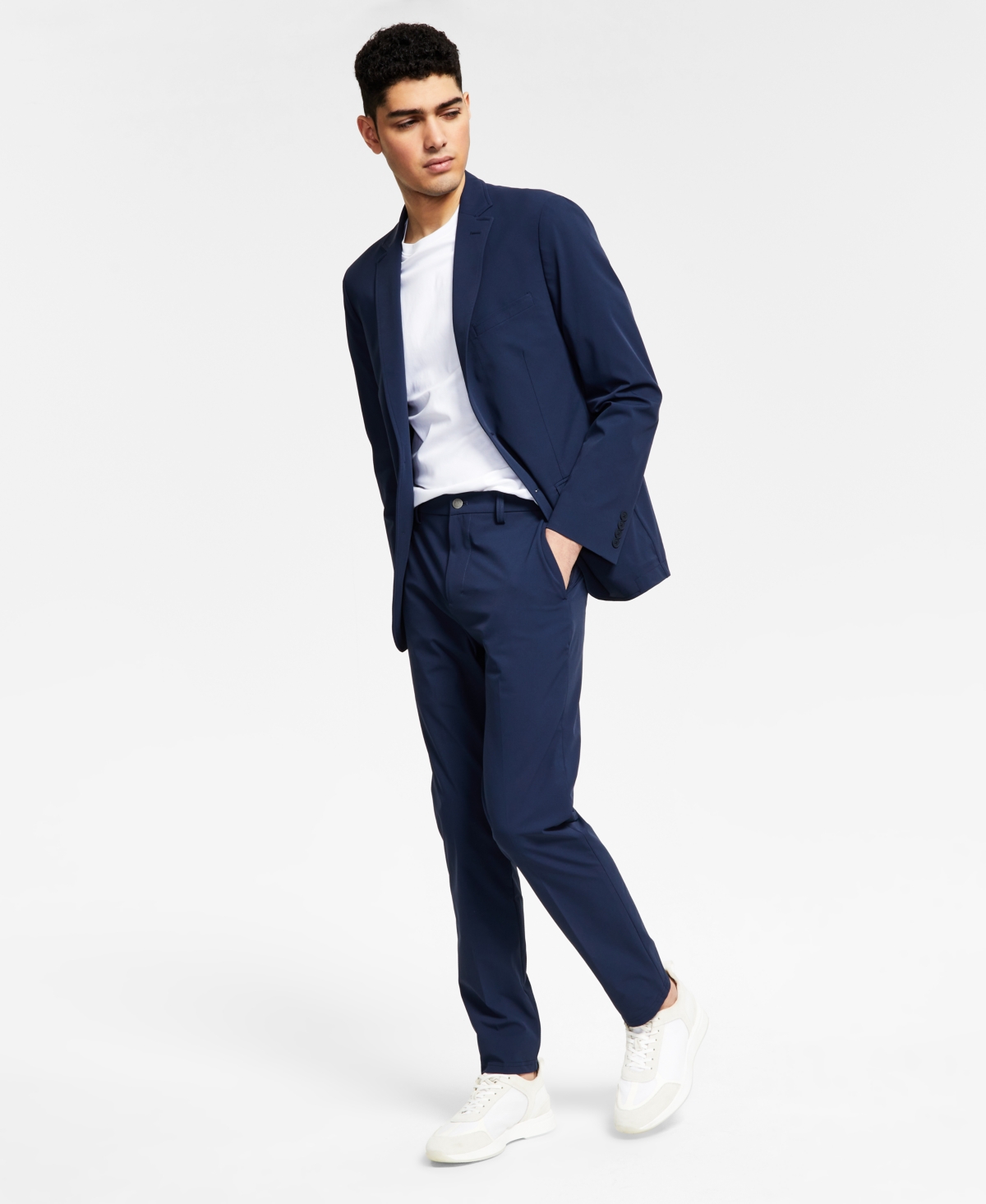 Calvin Klein Men's Slim-Fit Stretch Solid Sport Coat & Reviews - Blazers & Sport  Coats - Men - Macy's