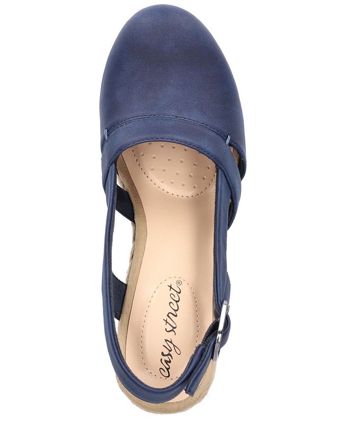 Easy Street Women's Stargaze Espadrille Slingback Wedges Macy's
