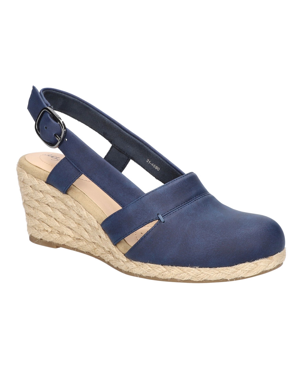 Easy Street Women's Stargaze Espadrille Slingback Wedges