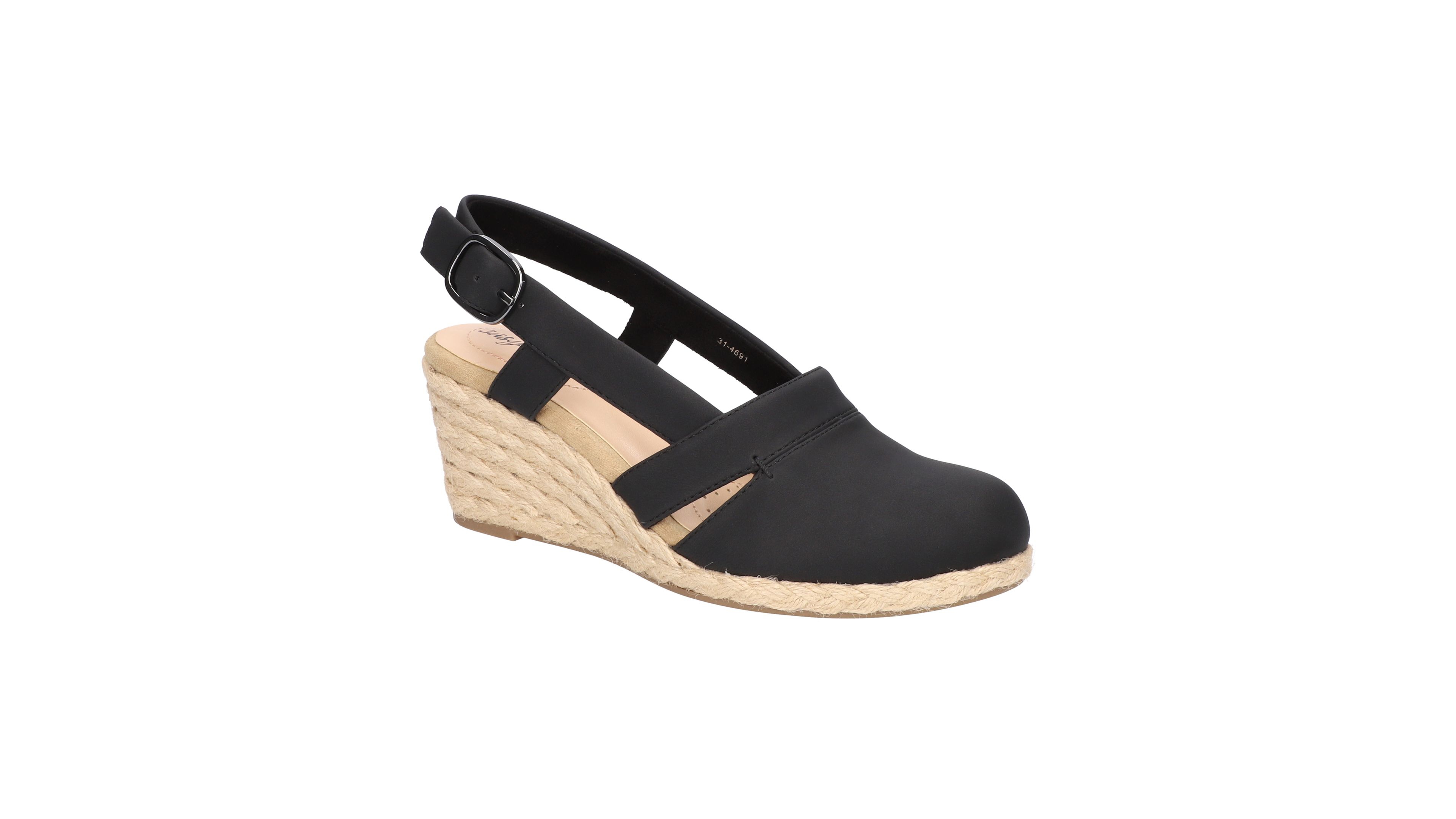Easy Street Women's Stargaze Espadrille Slingback Wedges