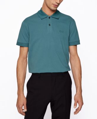 hugo boss blue short sleeve shirt