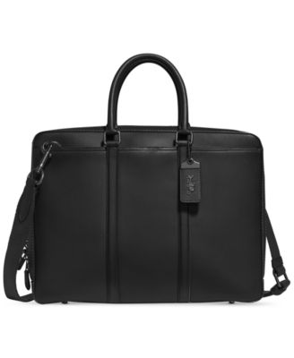 coach leather mens briefcase