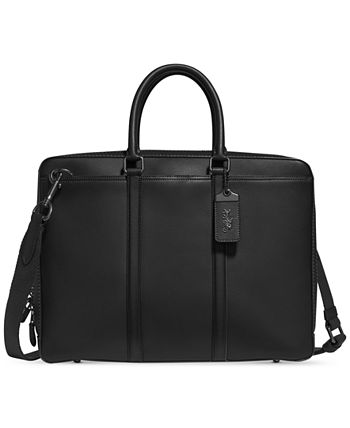 COACH Metropolitan Slim Leather Briefcase & Reviews - All Accessories - Men  - Macy's