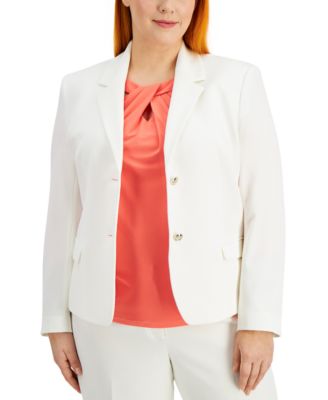 Kasper - Plus Size Two-Button Blazer