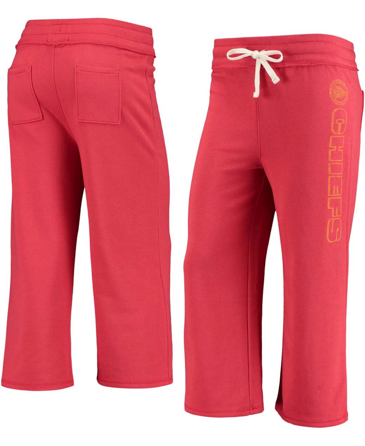 Women's Red Kansas City Chiefs Cropped Pants - Red