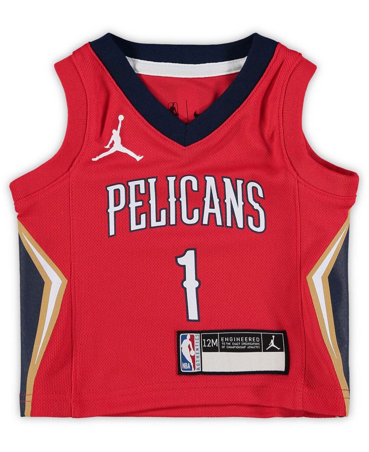 Infant Zion WilliamsonNew Orleans Pelicans 2020/21 Jersey - Statement Edition - Red