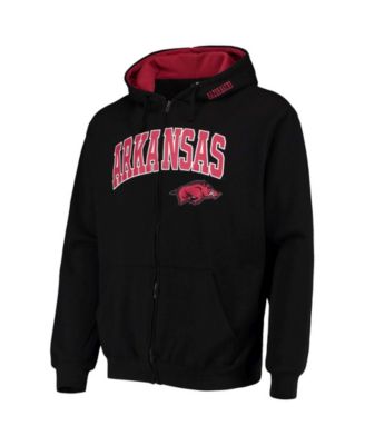 Men's Arkansas Razorbacks Arch Logo 3.0 Full-Zip Hoodie