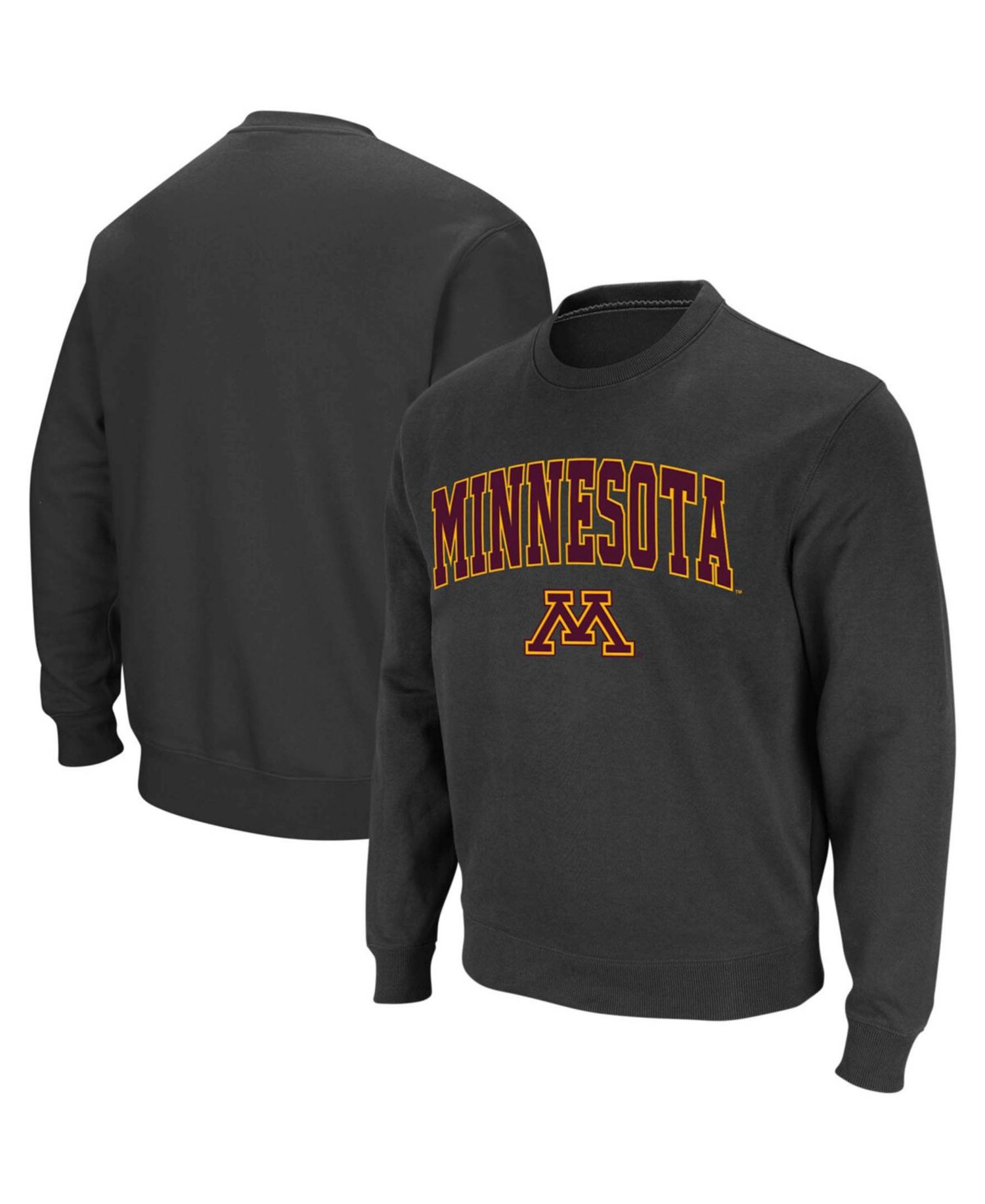 Men's Minnesota Golden Gophers Arch & Logo Crew Neck Sweatshirt