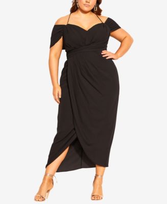 City Chic | Dresses | City Chic Entwine Maxi Dress In Lilac