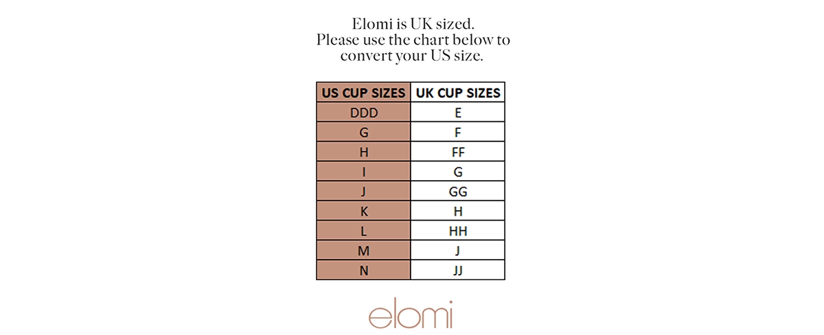 Shop Elomi Cate Full Figure Underwire Lace Cup Bra El4030, Online Only In Rosewood