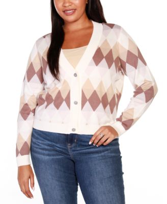 plus size cropped cardigans